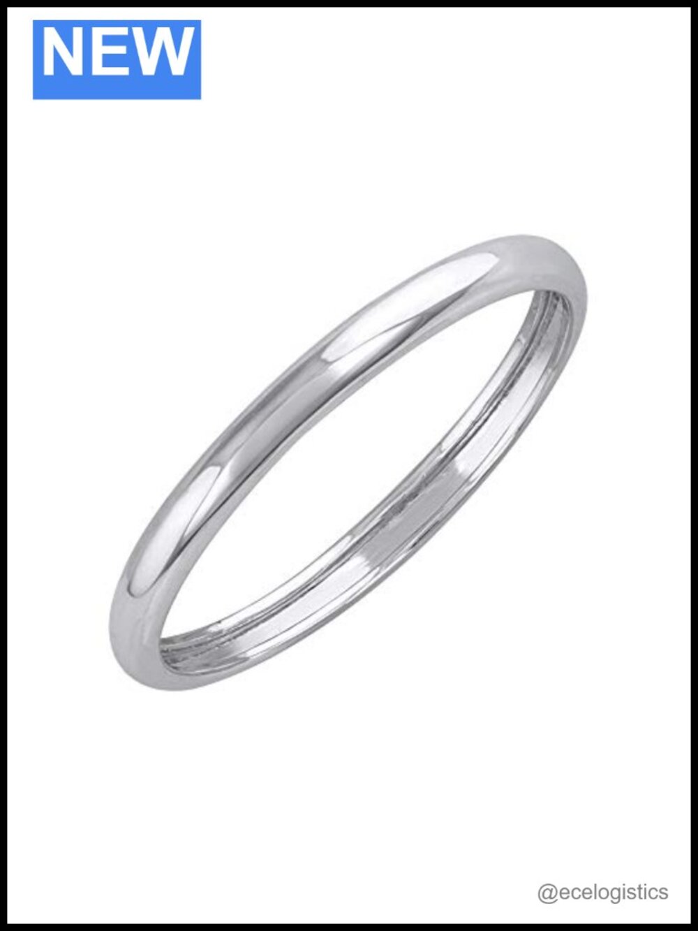 950 Platinum 2 mm Plain Wedding Band